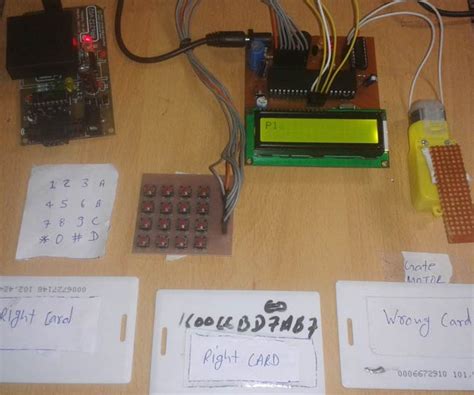 rfid based access control security systems using 8051 microcontroller at89c51|at89c51.